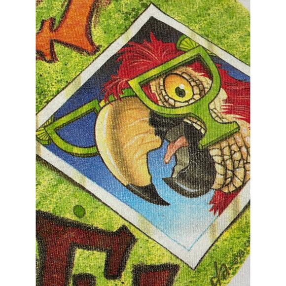 Caribbean Soul XL White Vintage 1998 Parrot Graphic Tee Made in USA - Picture 8 of 12